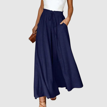 Chantal - Wide Leg Drawstring Pants