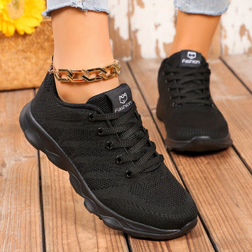 Casual sneakers women lightweight lace up walking