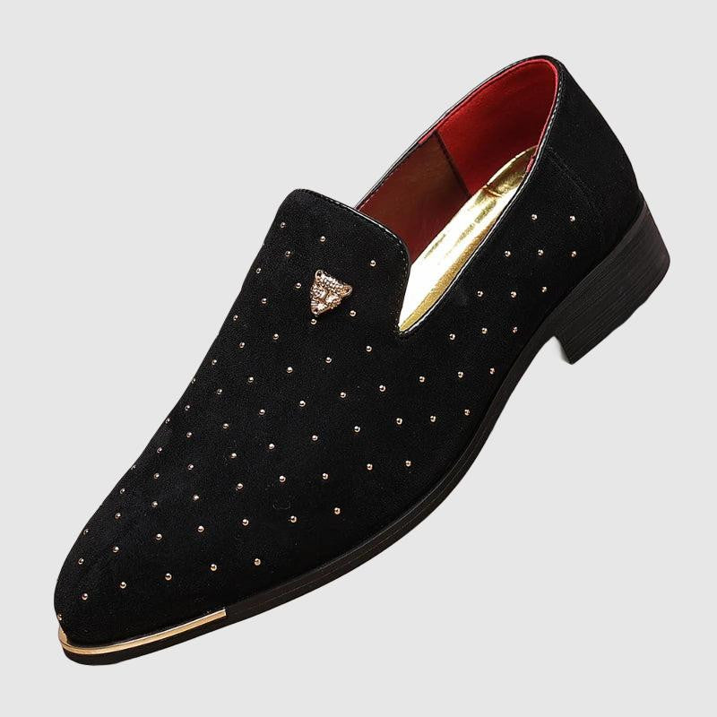 Men's luxury velvet loafers