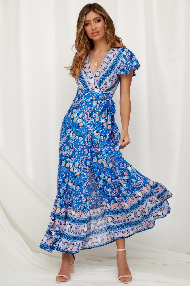 Aixa - Printed Maxi Wrap