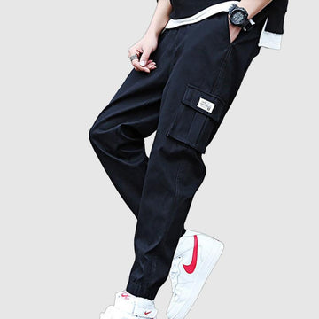 Men's casual cargo jogger pants