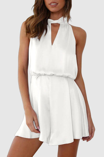 Sage - stylish halter neck romper