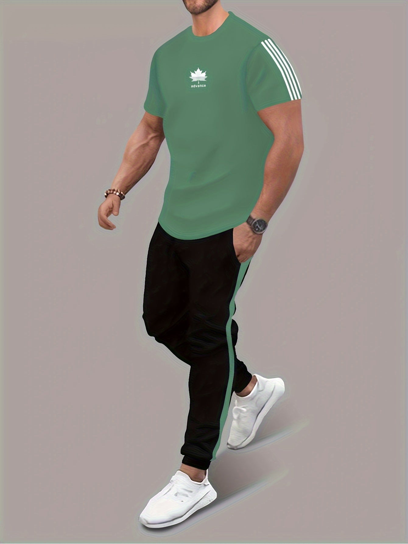 Casual t-shirt and pants set men