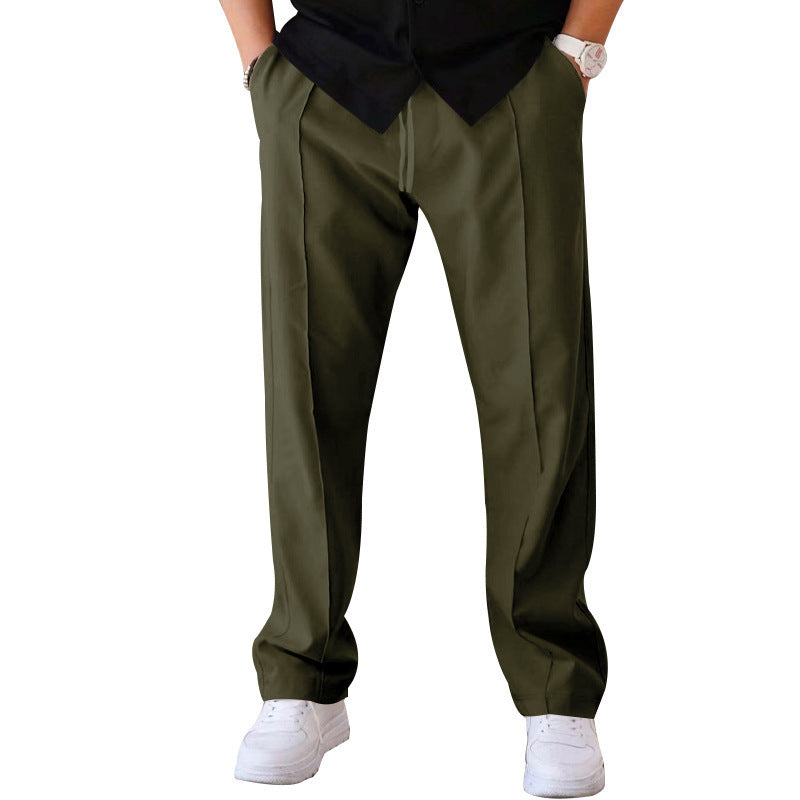 Men's loose straight casual trousers