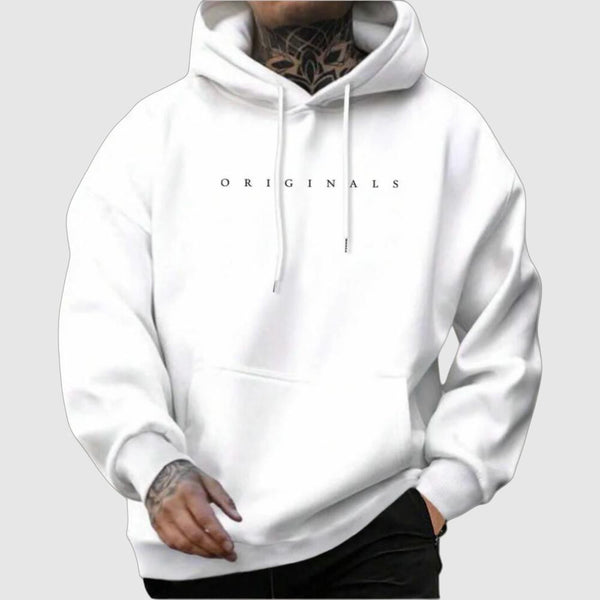 "ORIGINALS" Weighted Hoodie - Casual Loose Sweatshirt