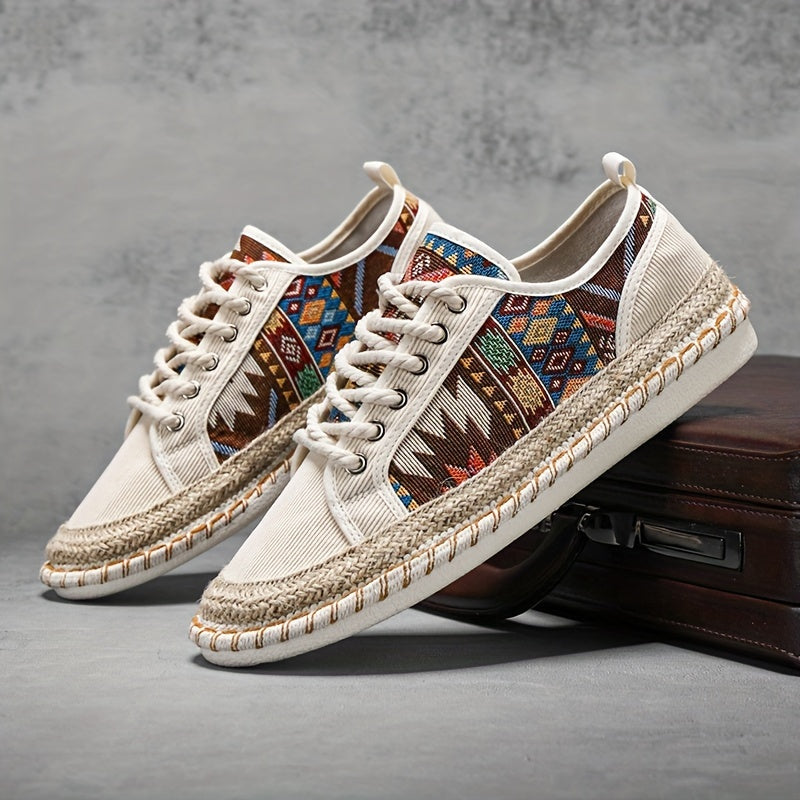 Fashionable tribal sneakers for women