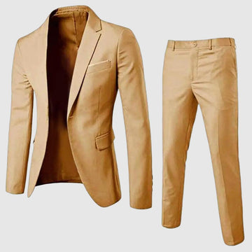 Classic tailored two-piece suit for men