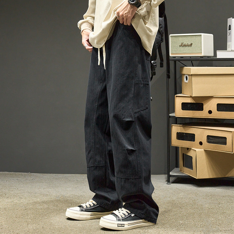 Casual men's loose wide pants