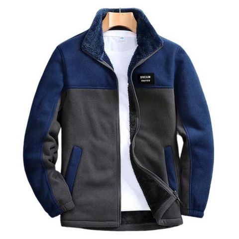 Men's contrast pocket casual jacket