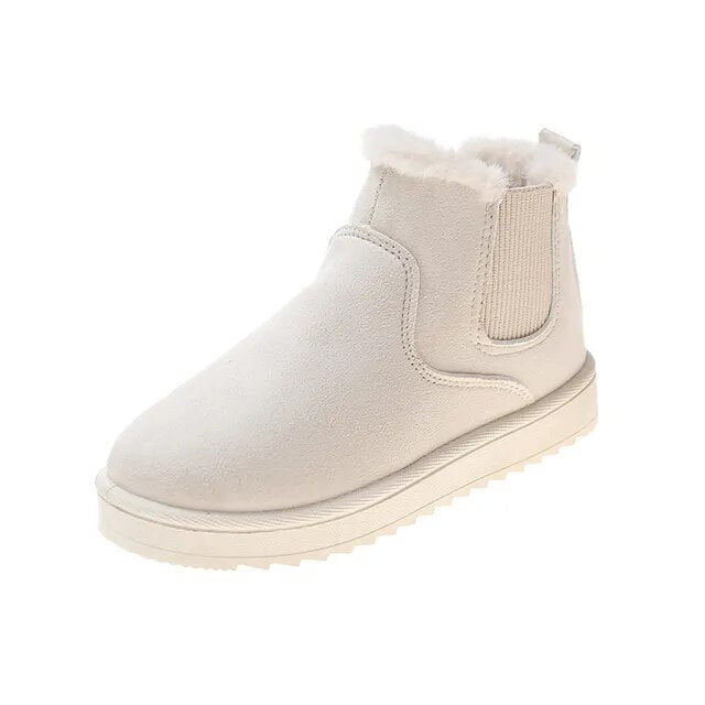 Women's casual slip-on boots