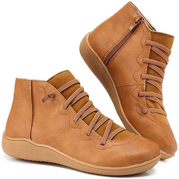 Women's casual lace-up ankle boots