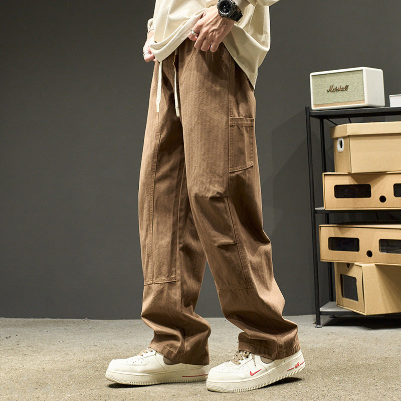 Casual men's loose wide pants