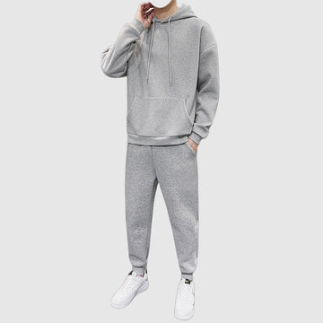 Men's long sleeve hooded tracksuit