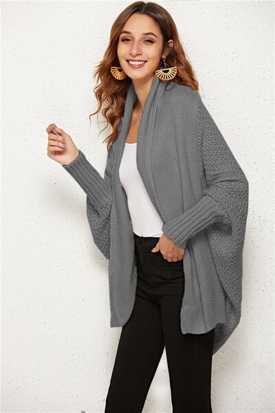 Madelyn -  open front batwing sleeve cardigan