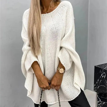 Women's oversized chunky knit sweater