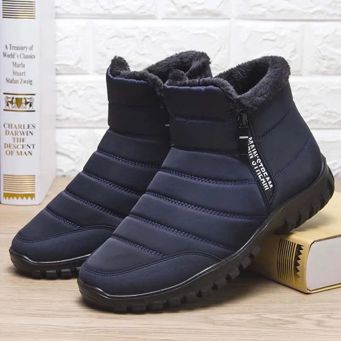 Men's  puffer-style snow boots