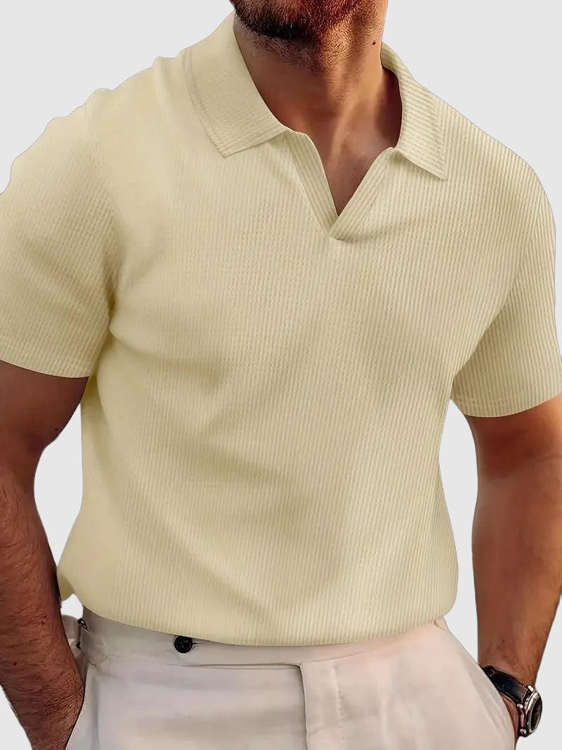 Bradley - Men's polo t-shirt short sleeves and v-neck