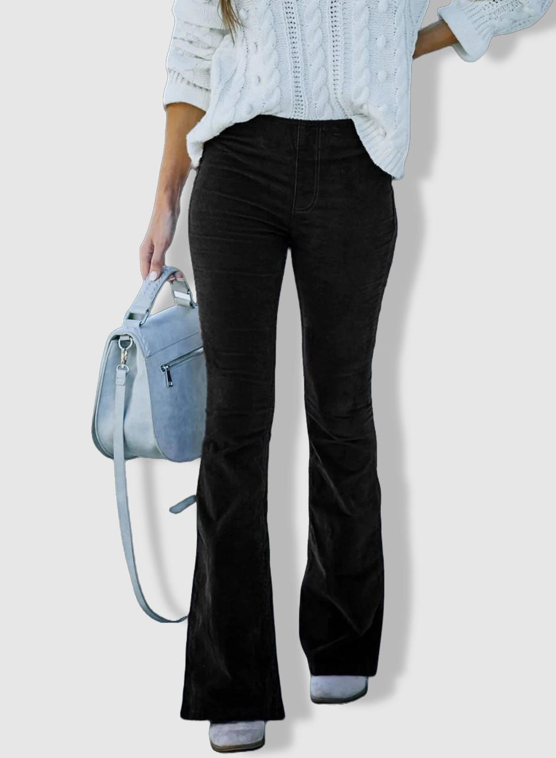 High Waist Flared Pants for Women