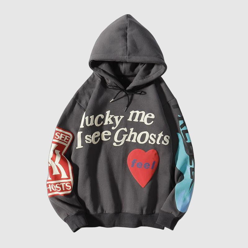 Lucky Me - couple style cozy pullover hoodie