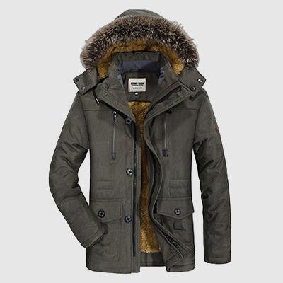 Raphael - men's winter parka with fur hood