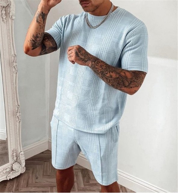 Dennis - short sleeved shirt and shorts set