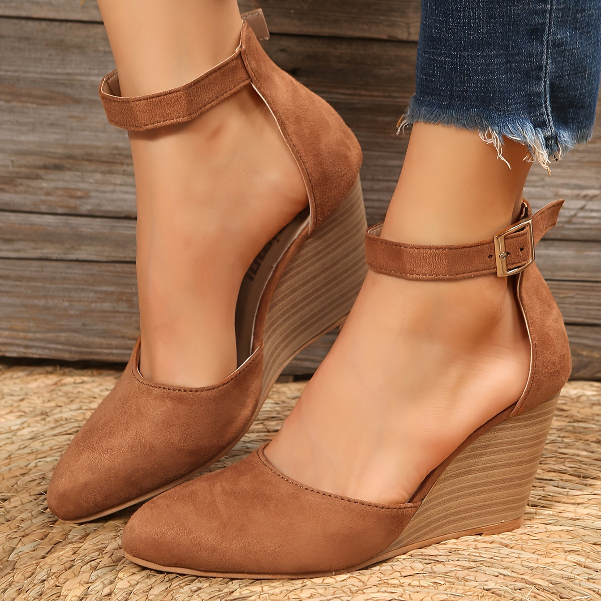 Wedge high heels for women