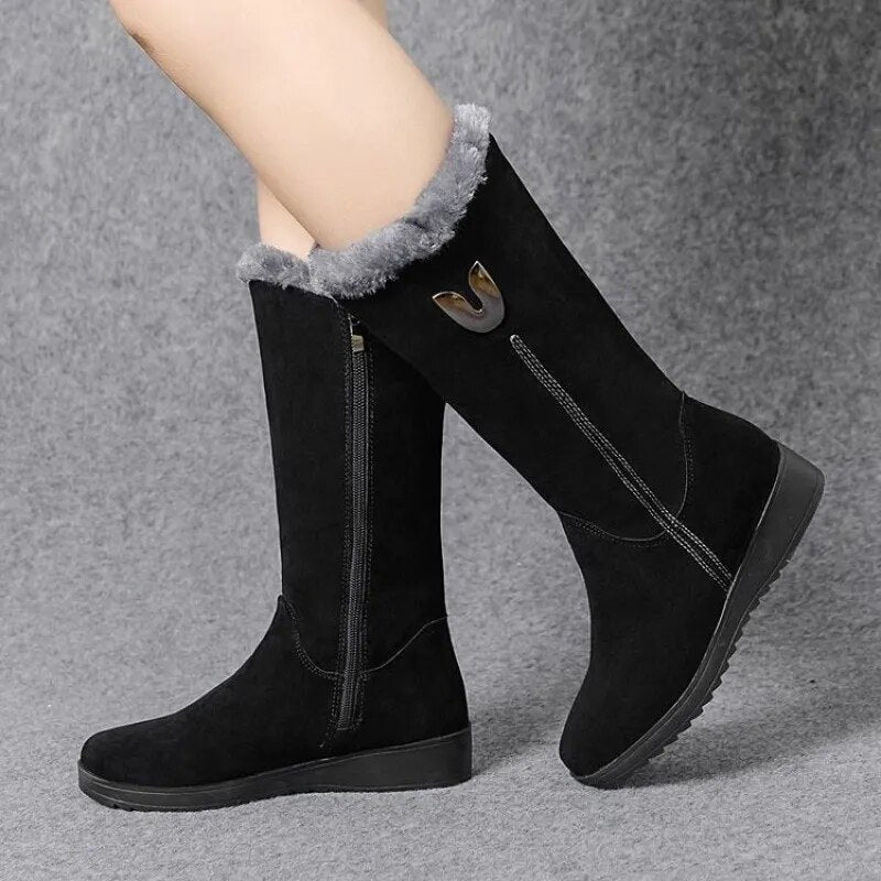 Women's mid-calf winter boots