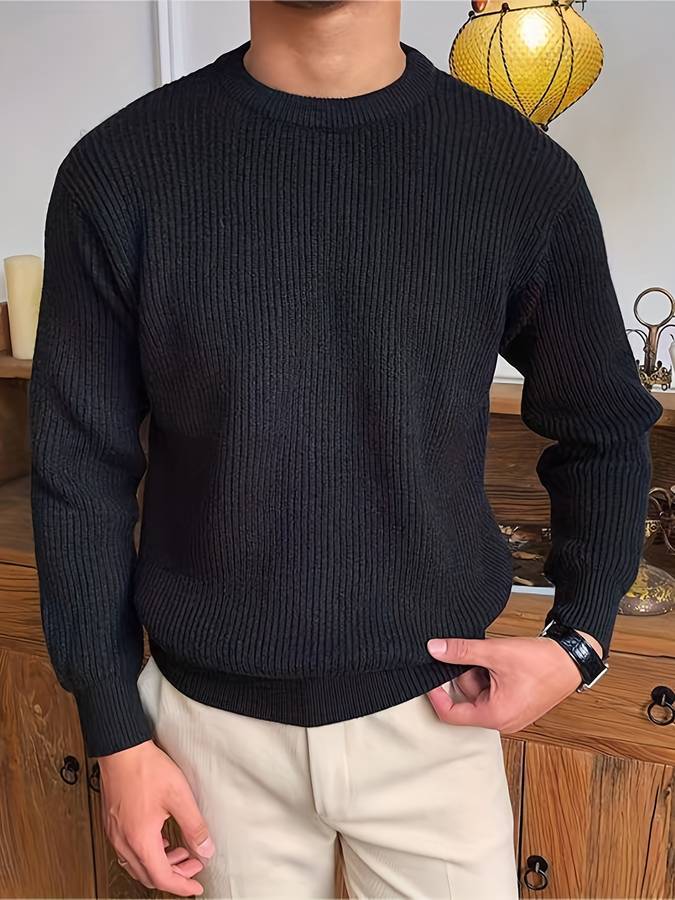 Men's crew neck sweater