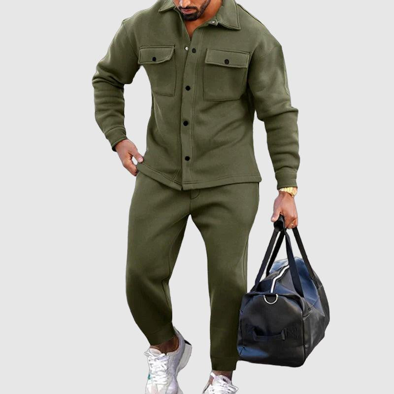 Men's two-piece tracksuit set