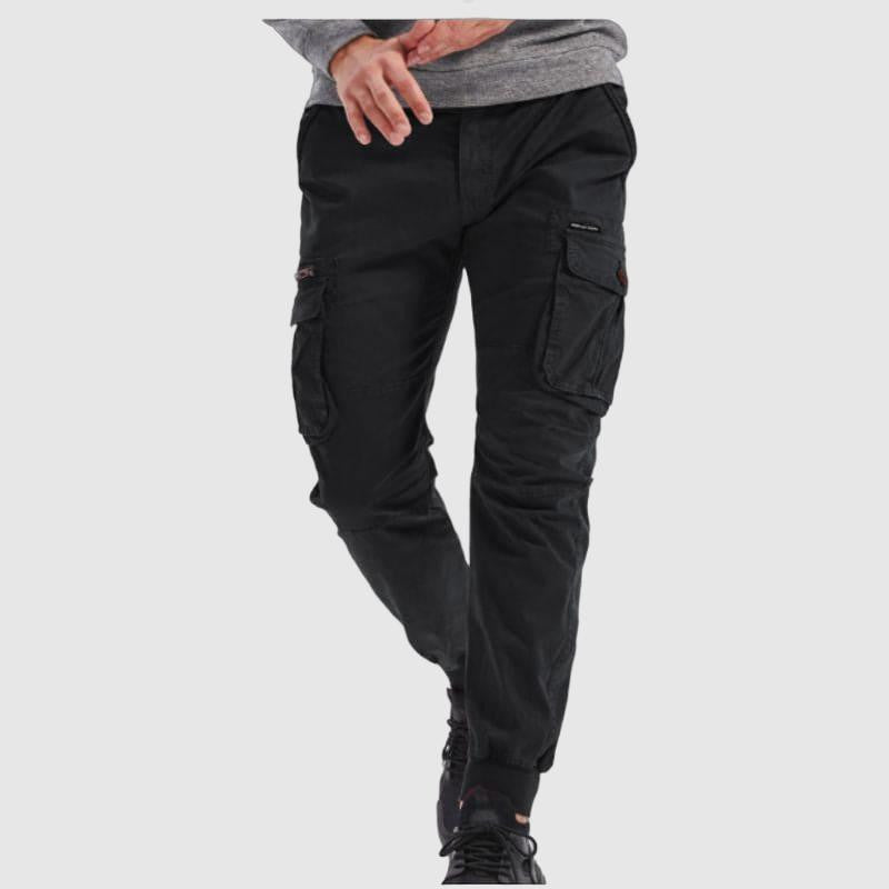 Men's cargo pants with multi-pocket