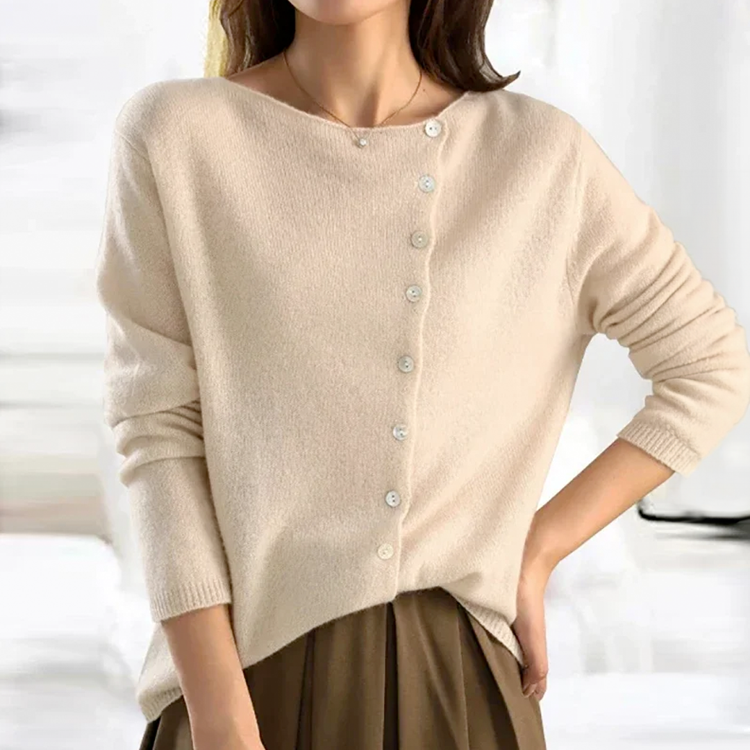 Velice® - Button Sweater - Women's Soft Knit Cardigan, Stylish and Versatile Layer