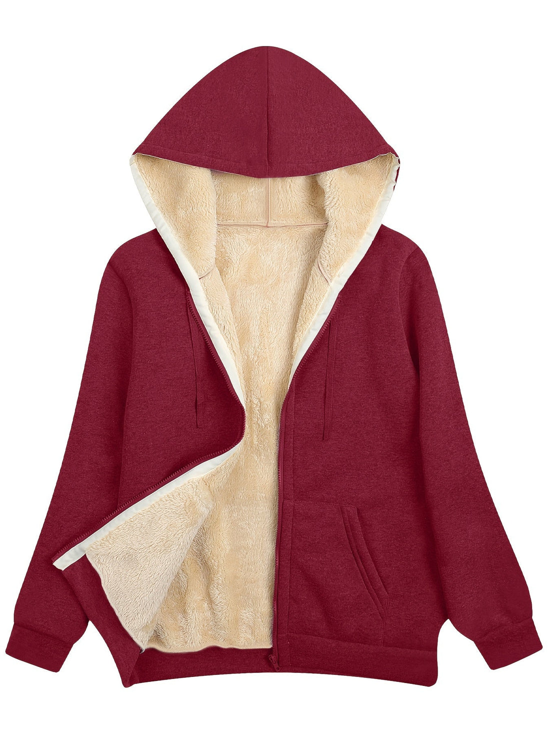 Women's full-zip hooded jacket