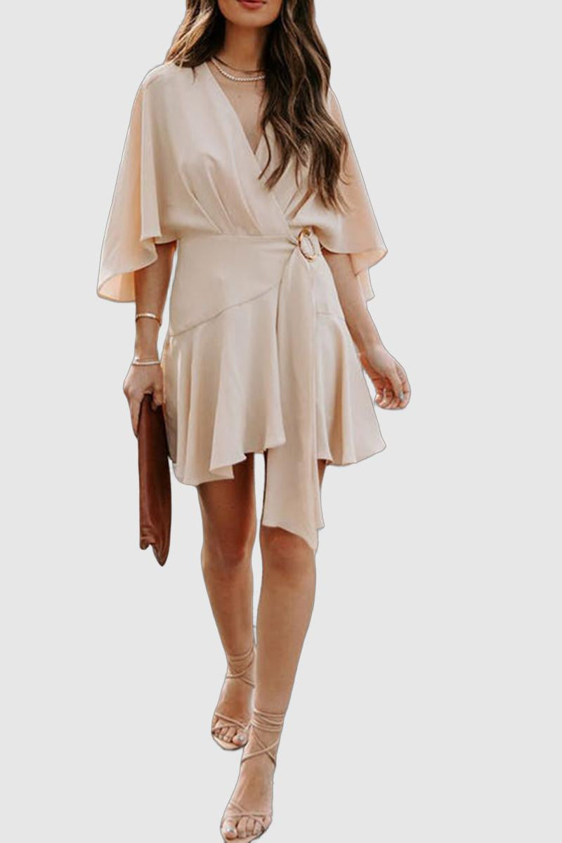 Marigold - ruffle wrap romper