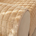 Plush Quilted Sofa Slipcover