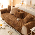 Plush Quilted Sofa Slipcover