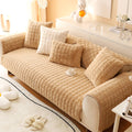 Plush Quilted Sofa Slipcover