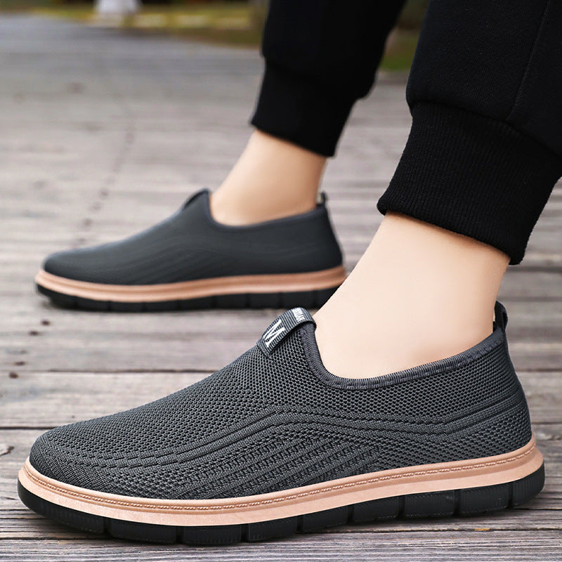 Men's Breathable Slip-On Casual Shoes – Lightweight & Stylish