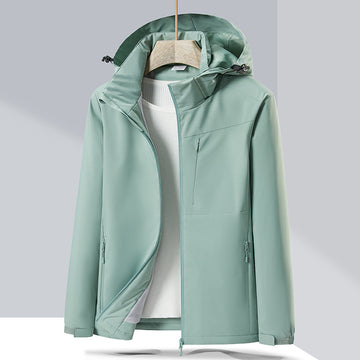 Women's waterproof hooded jacket