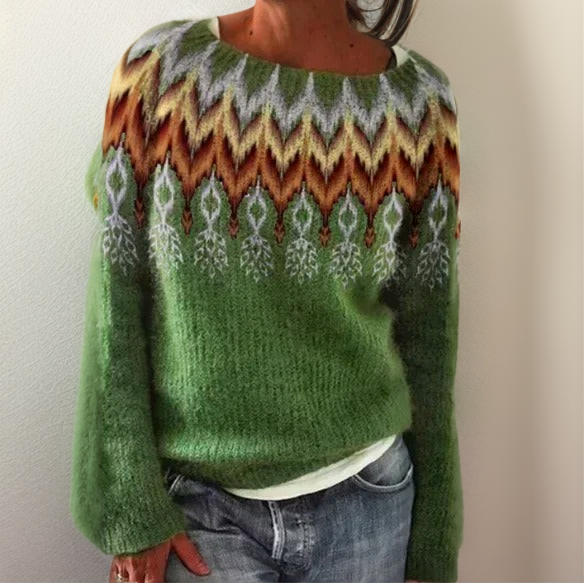 Women's bohemian sweater