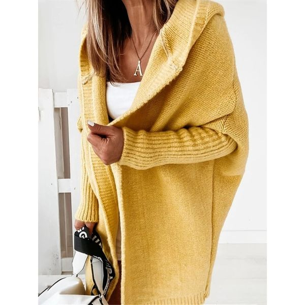 Winter hooded sweater for women