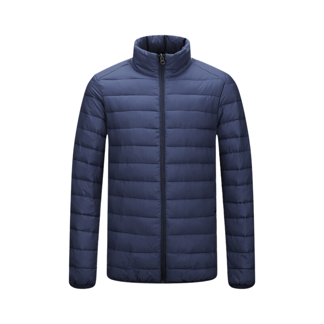 Puffer jacket with pockets for men