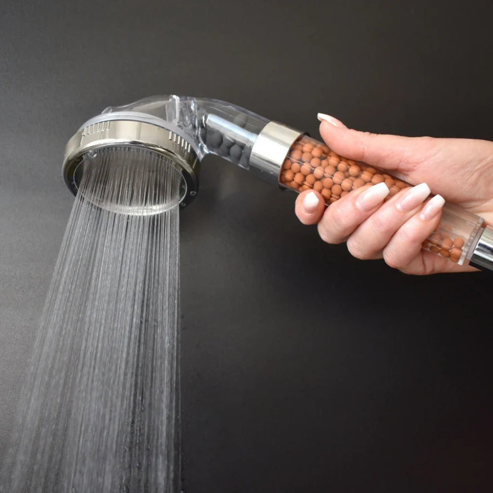 Ceramic-Bead Fine-Stream Handheld Shower Head