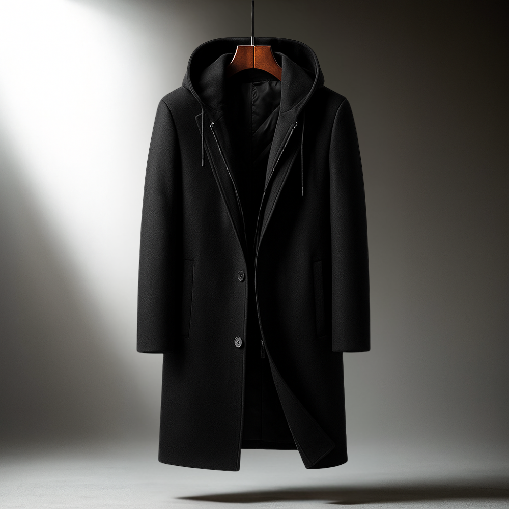 Miles | Overcoat with Tailored Structured Silhouette