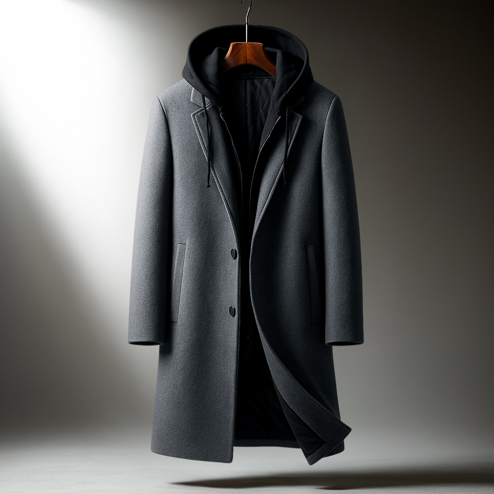 Miles | Overcoat with Tailored Structured Silhouette