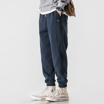 Men’s Sweatpants – Relaxed Fit Tapered Leg – Cotton Blend – Drawstring Waist – Ribbed Cuffs