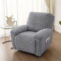 Plush Jacquard Stretch Fit Recliner Slipcover