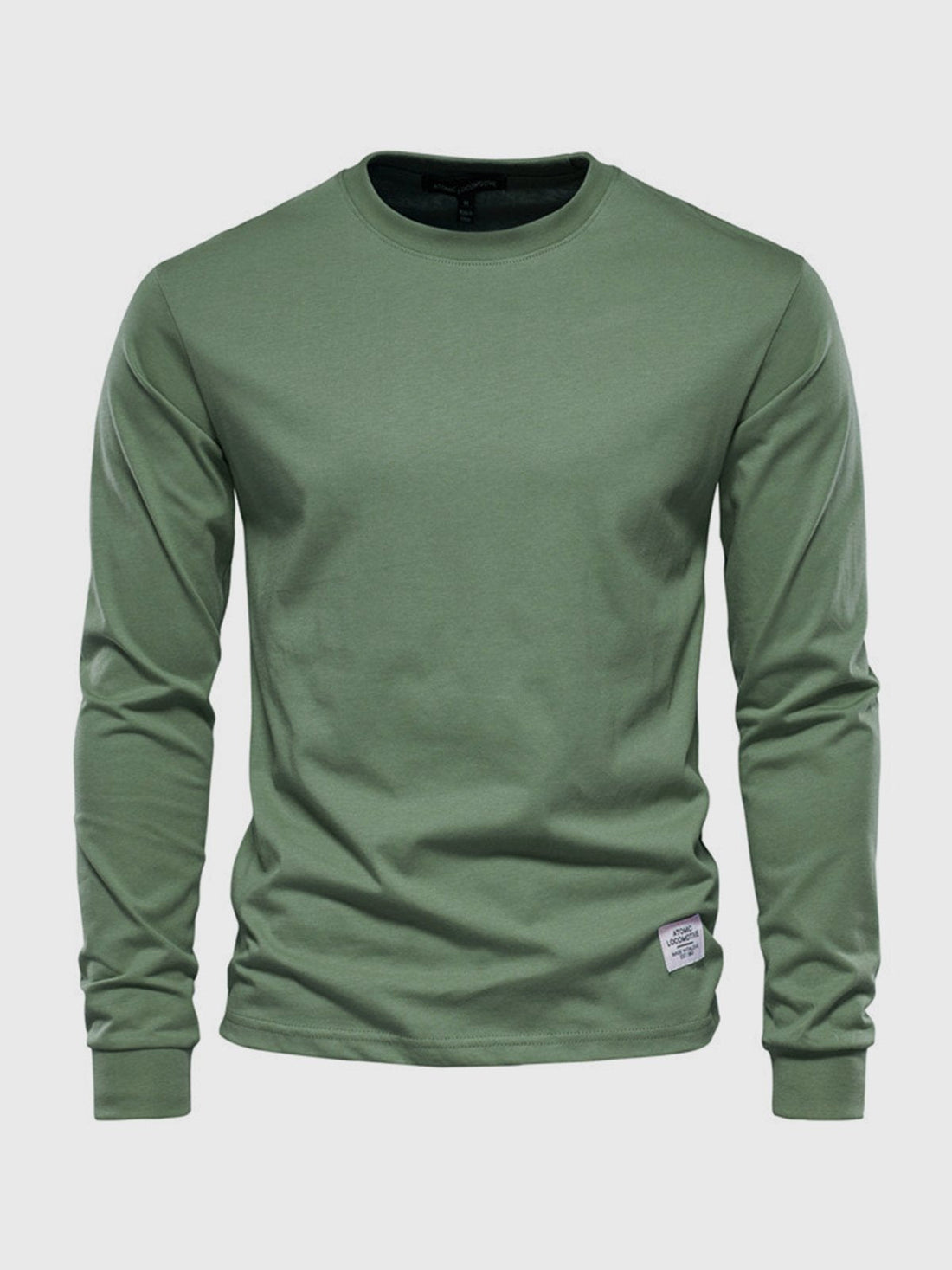 Men's assorted colors long sleeve crewneck tees