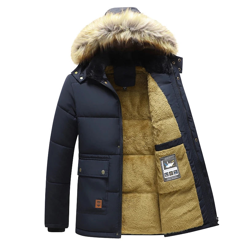 Rodney - fur hooded winter jacket