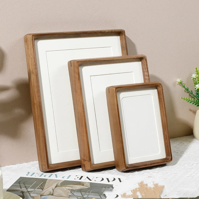 Solid Wood Beveled Photo Frame