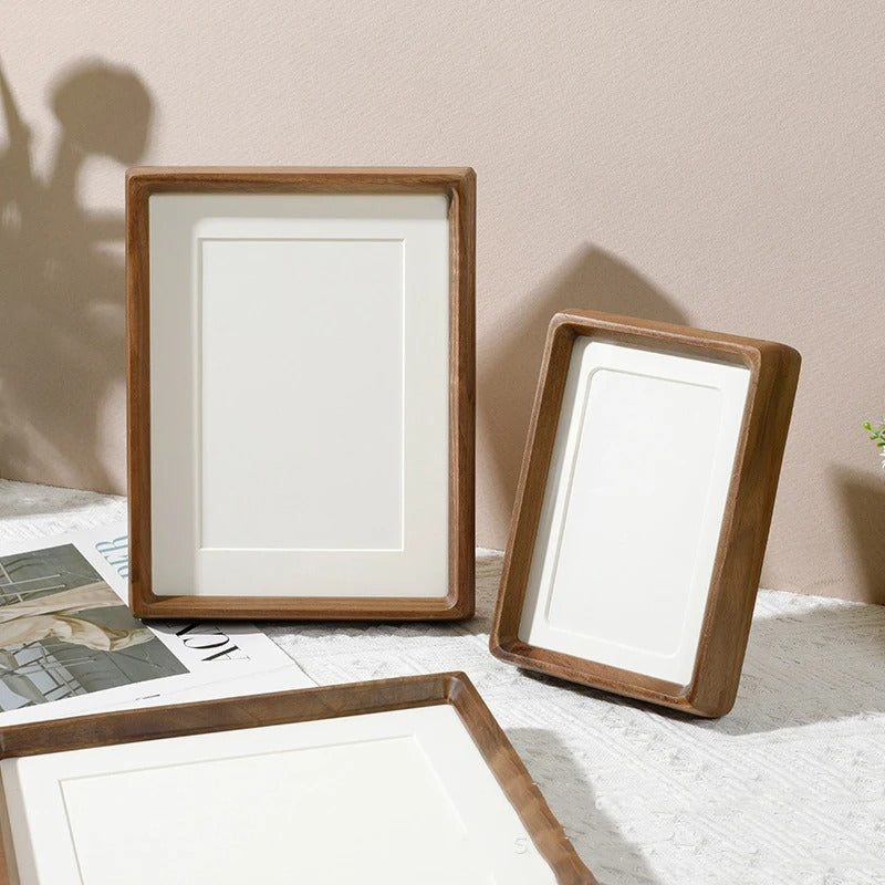 Solid Wood Beveled Photo Frame
